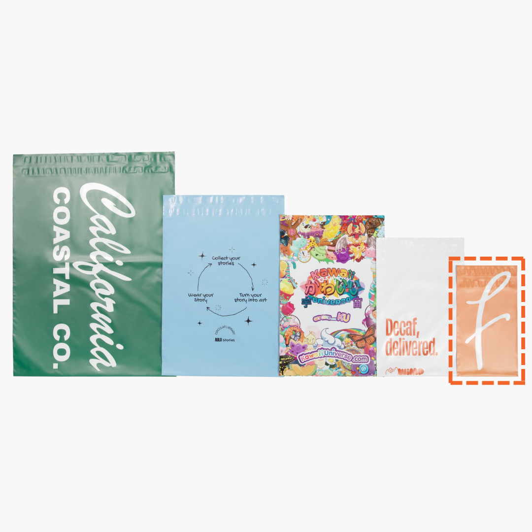 10” x 7” Custom Biodegradable Poly Mailers
