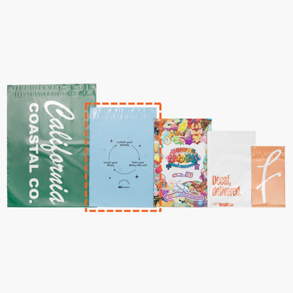 18” x 14” Custom Biodegradable Poly Mailers
