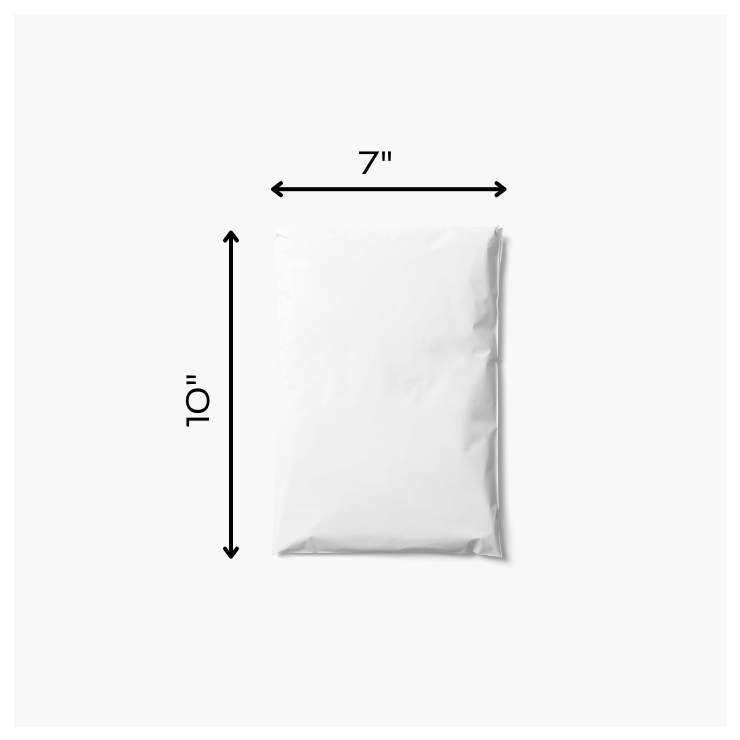 10” x 7” Custom Biodegradable Poly Mailers