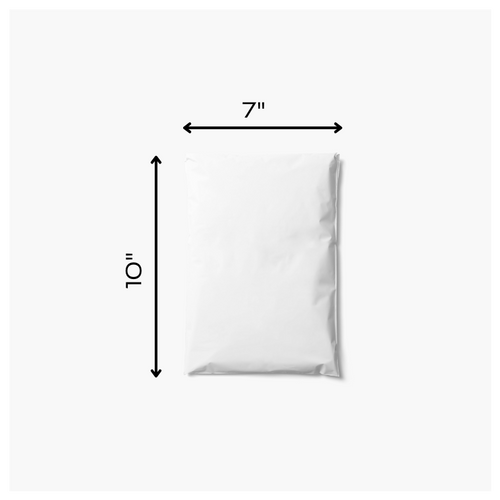 10” x 7” Custom Biodegradable Poly Mailers