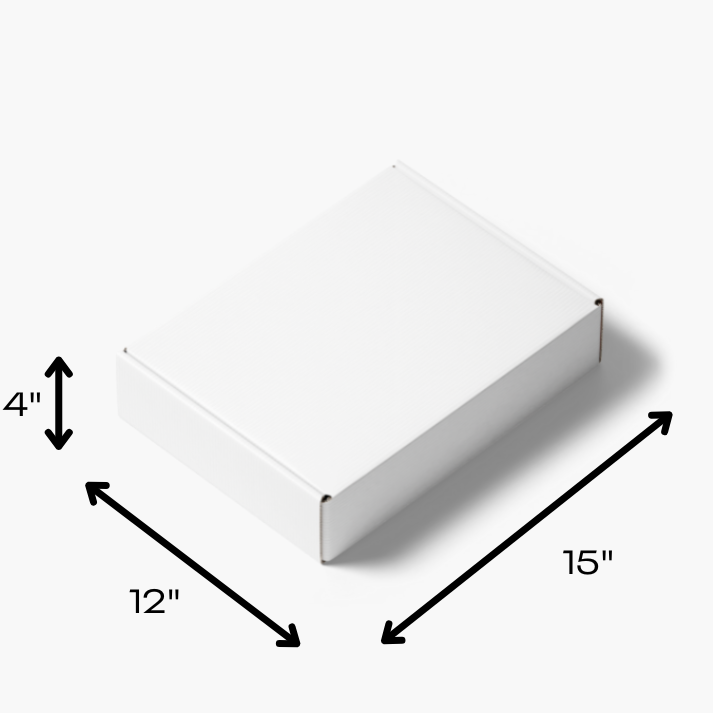 15" x 12" x 4" Custom Mailer Box