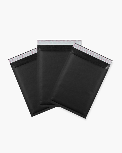 Black Kraft Bubble Mailers