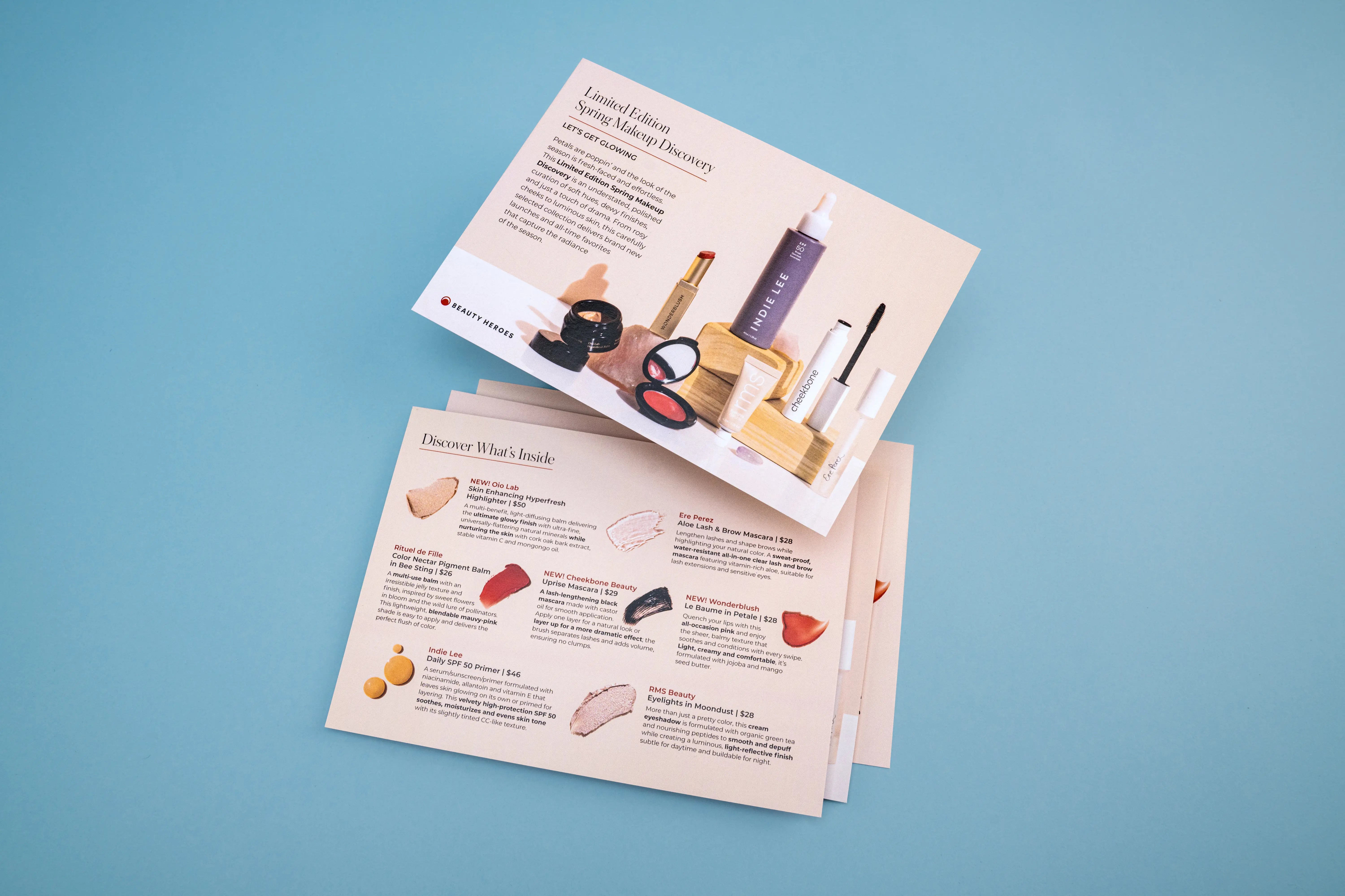 Custom Insert Cards – Print & Pack