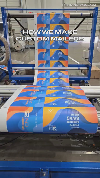 13” x 10” Custom Biodegradable Poly Mailers